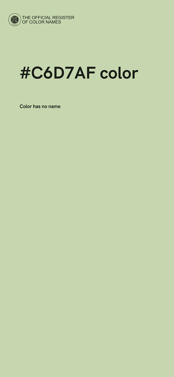 #C6D7AF color image