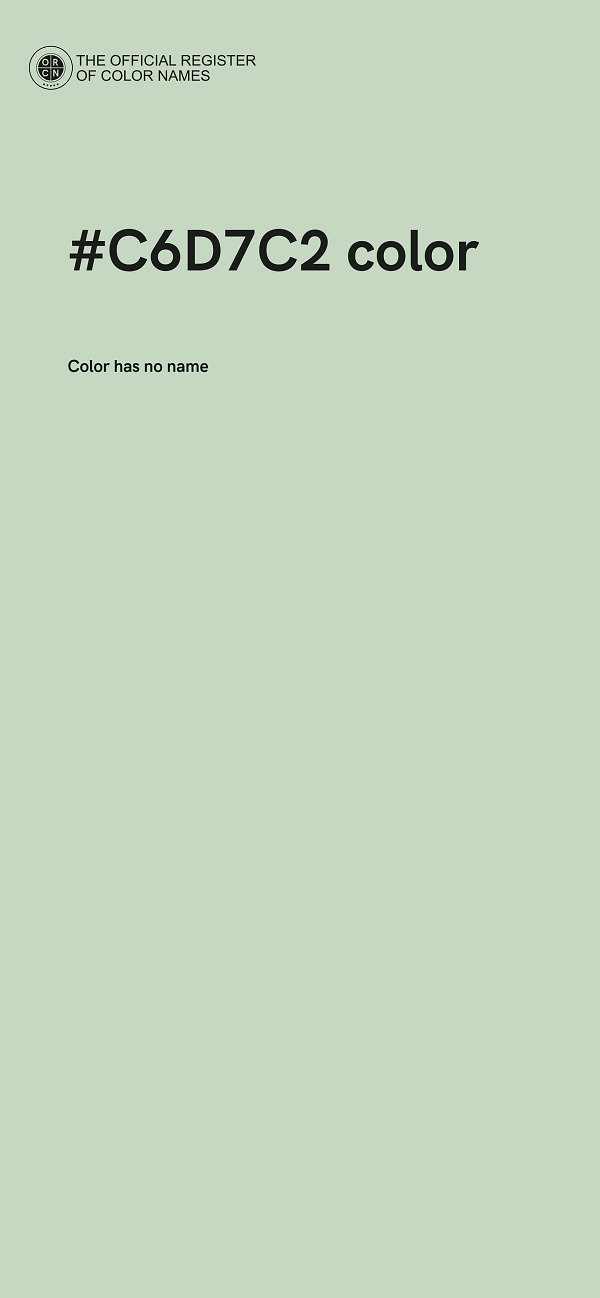 #C6D7C2 color image
