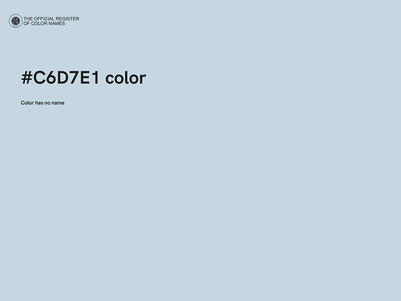 #C6D7E1 color image
