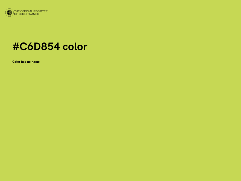 #C6D854 color image