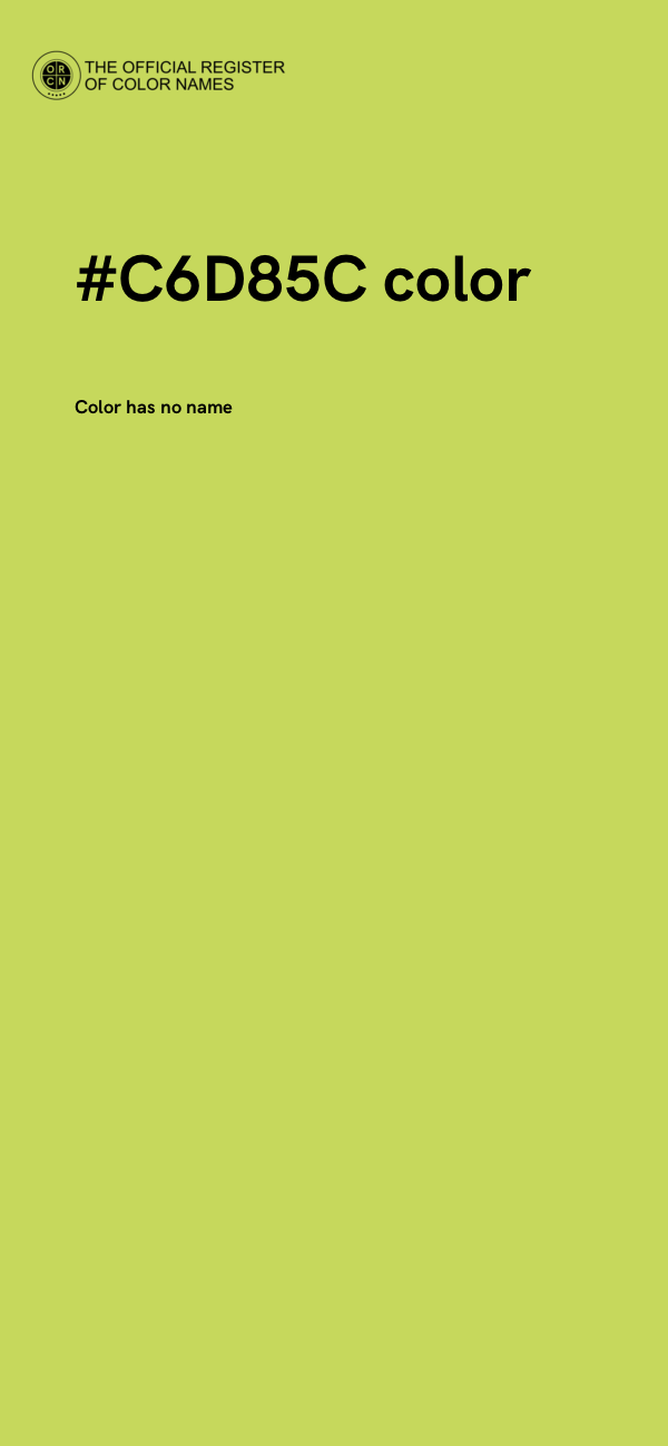 #C6D85C color image