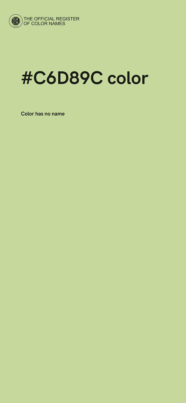 #C6D89C color image