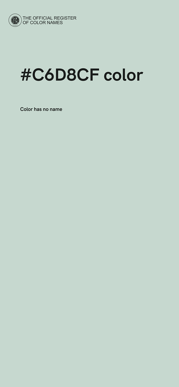 #C6D8CF color image