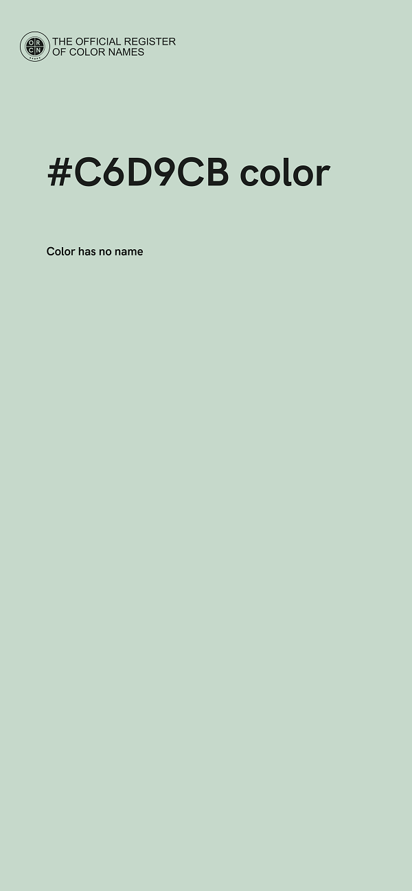 #C6D9CB color image