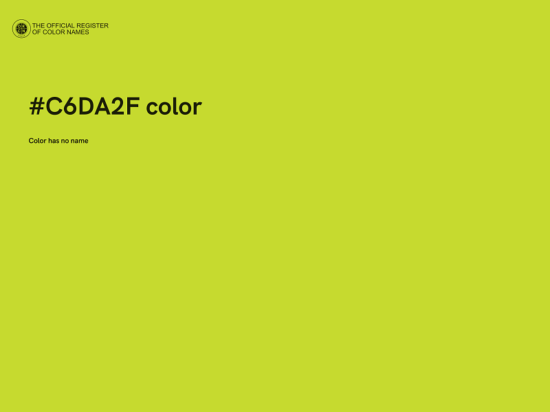 #C6DA2F color image