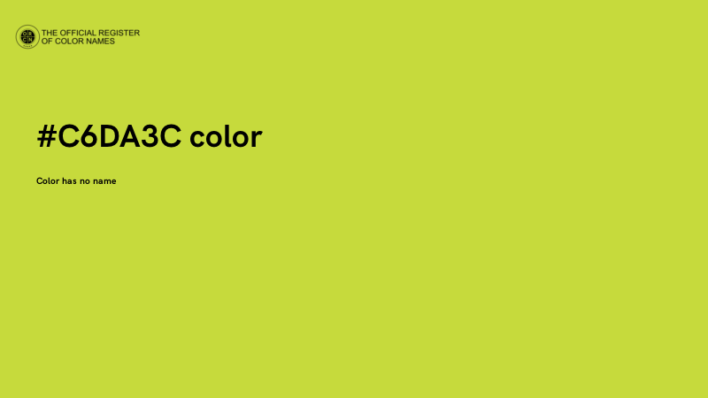 #C6DA3C color image