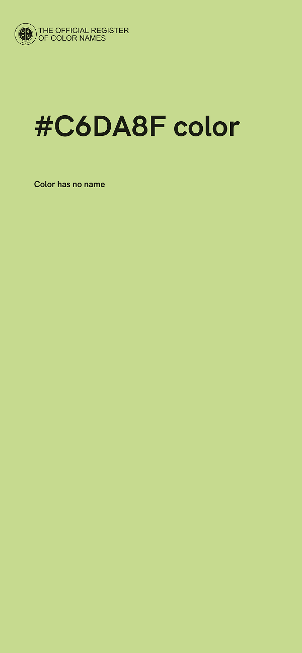 #C6DA8F color image