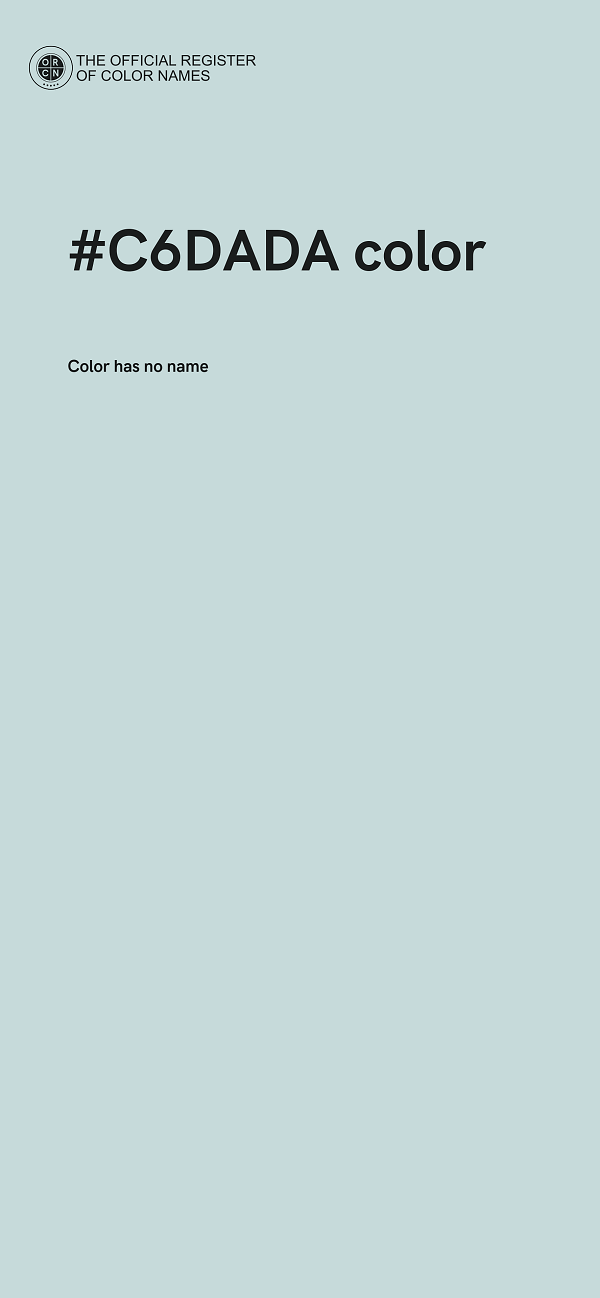 #C6DADA color image