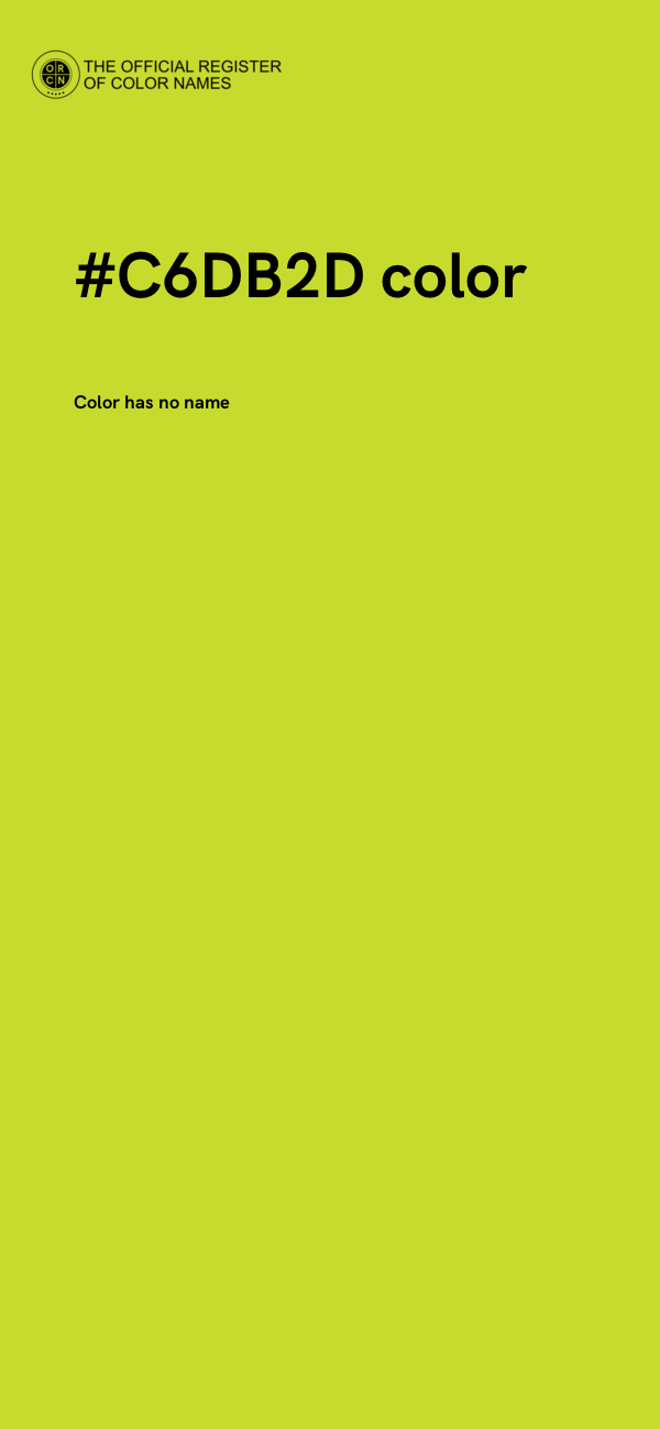 #C6DB2D color image