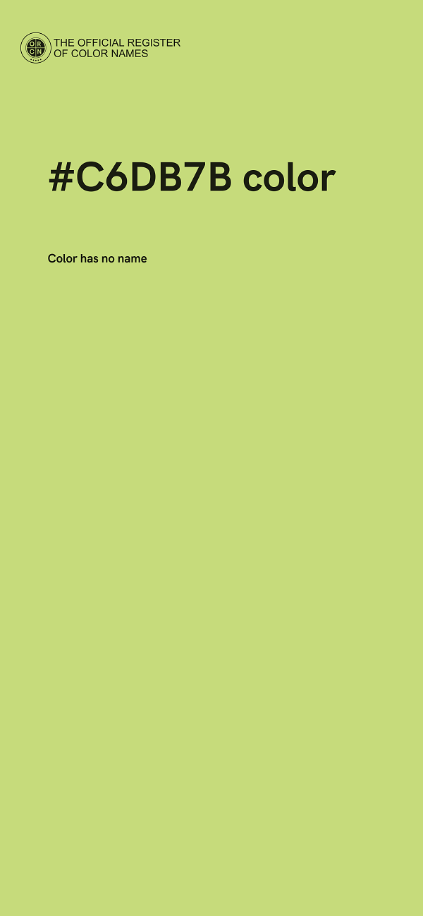#C6DB7B color image