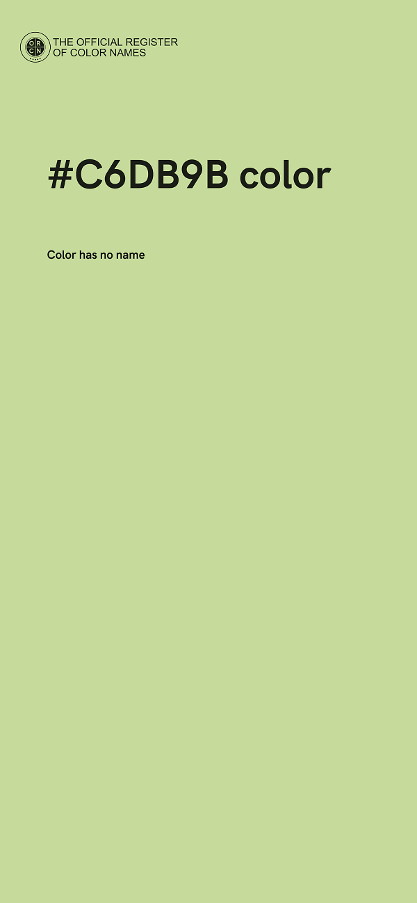 #C6DB9B color image
