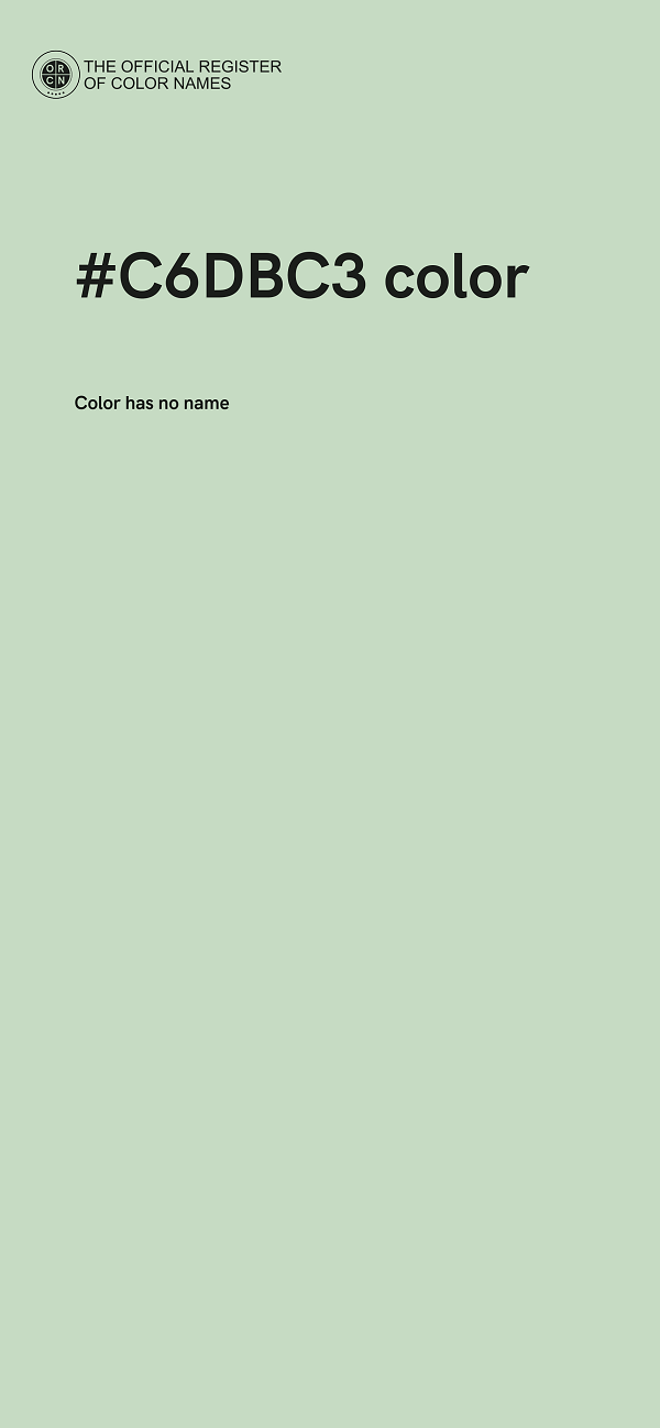 #C6DBC3 color image