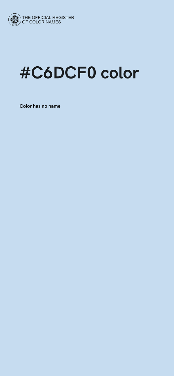 #C6DCF0 color image