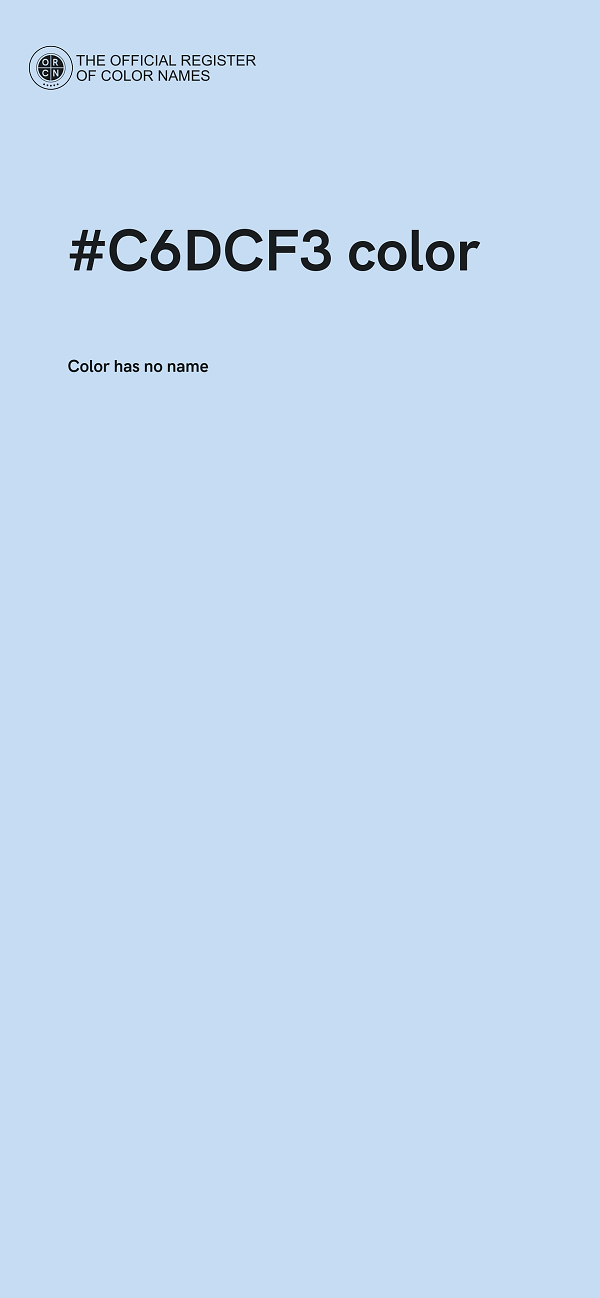 #C6DCF3 color image