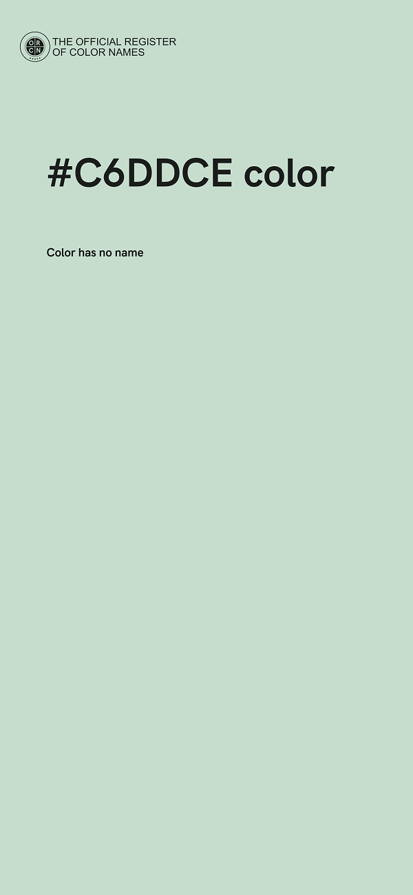 #C6DDCE color image
