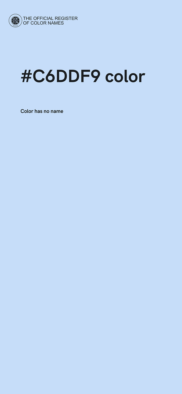 #C6DDF9 color image