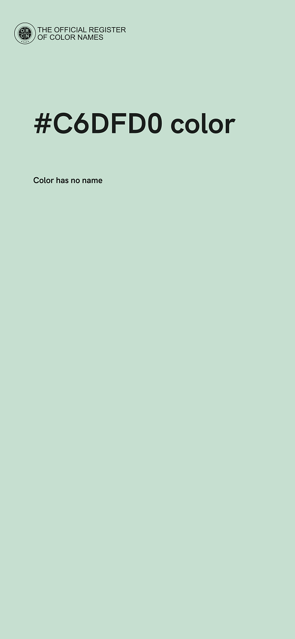 #C6DFD0 color image