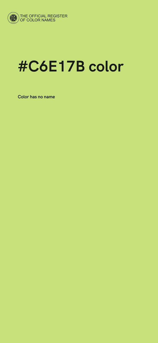 #C6E17B color image