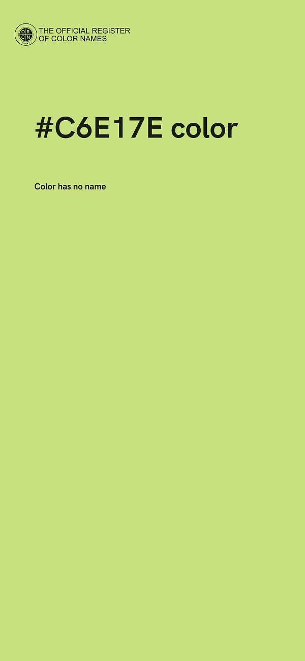 #C6E17E color image