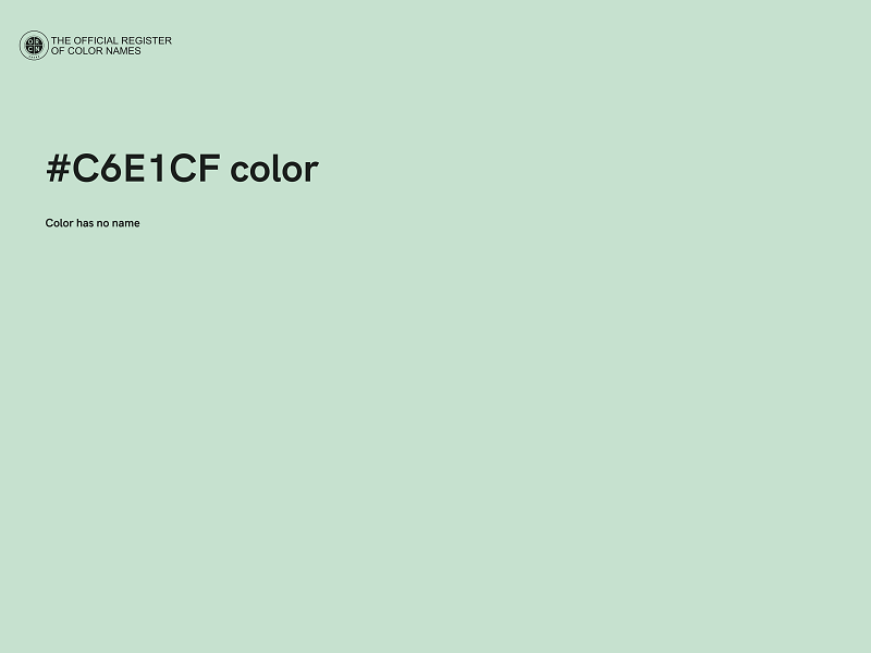 #C6E1CF color image