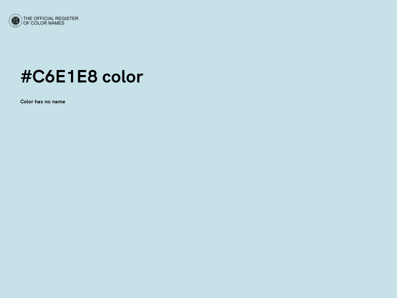 #C6E1E8 color image