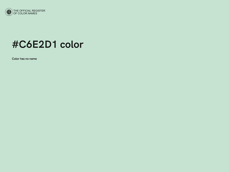 #C6E2D1 color image