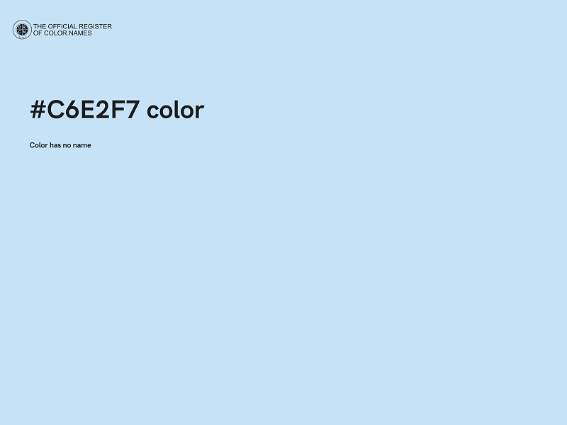 #C6E2F7 color image