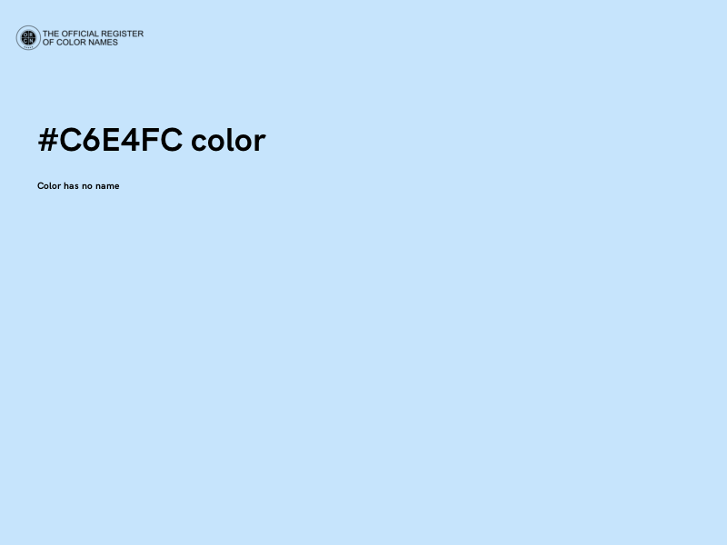 #C6E4FC color image