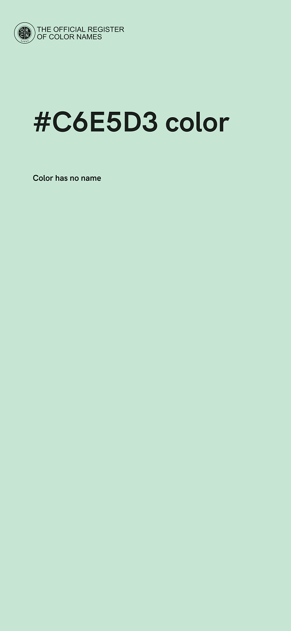 #C6E5D3 color image
