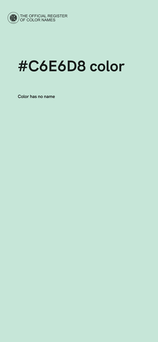 #C6E6D8 color image