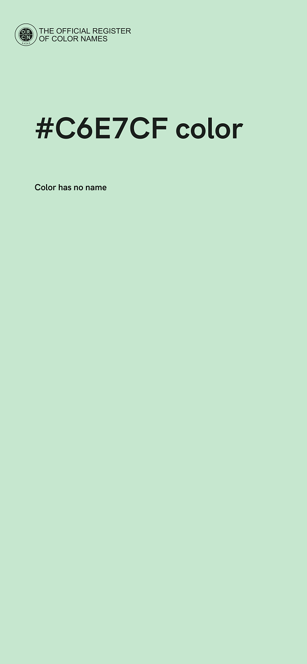 #C6E7CF color image