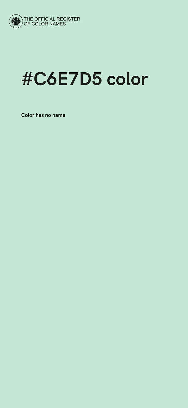 #C6E7D5 color image