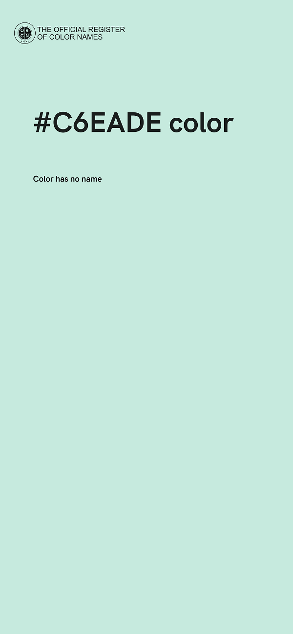 #C6EADE color image