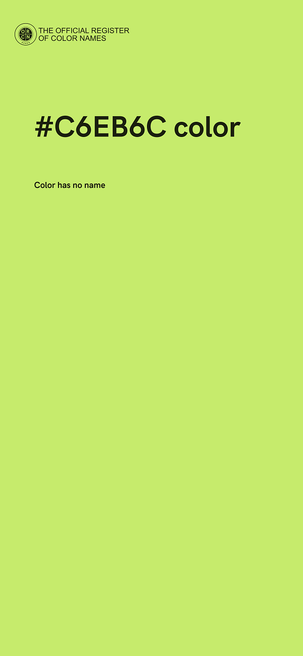 #C6EB6C color image