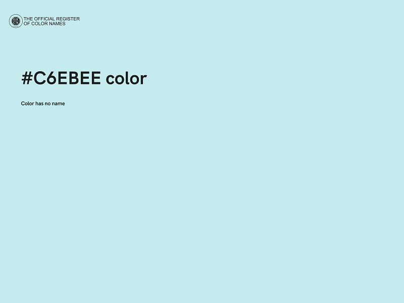 #C6EBEE color image