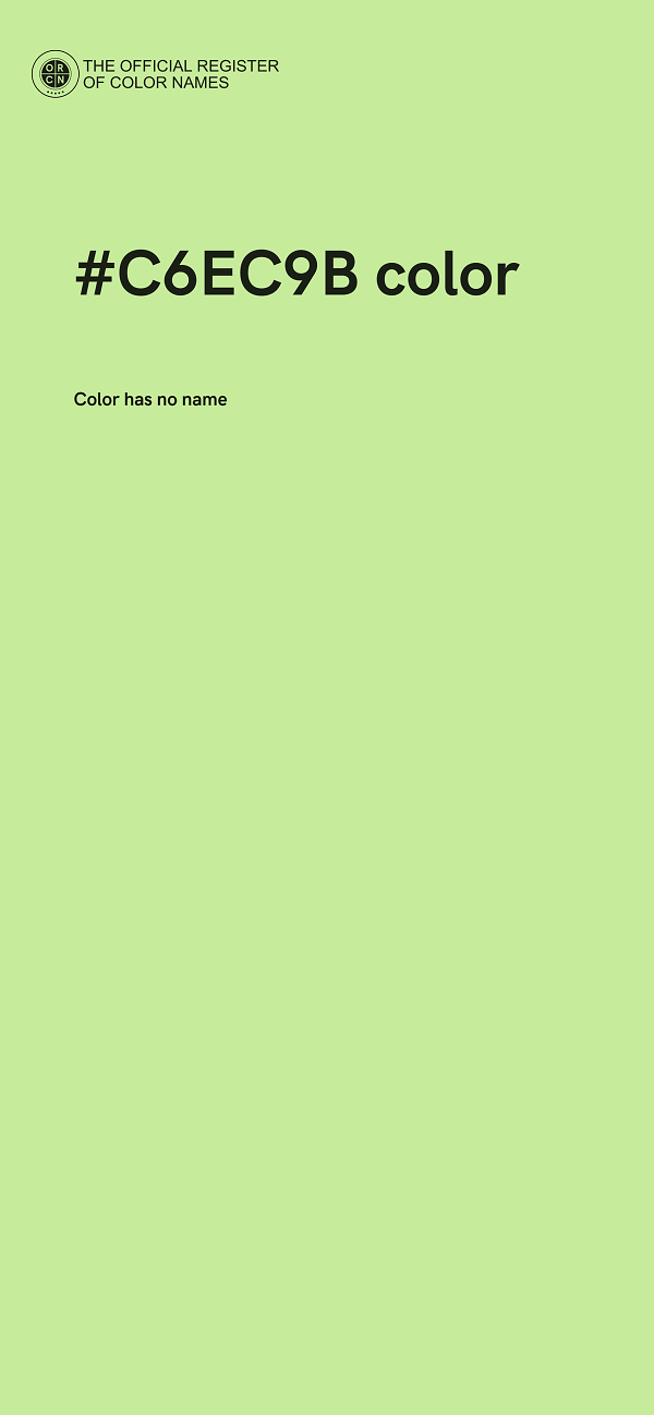 #C6EC9B color image