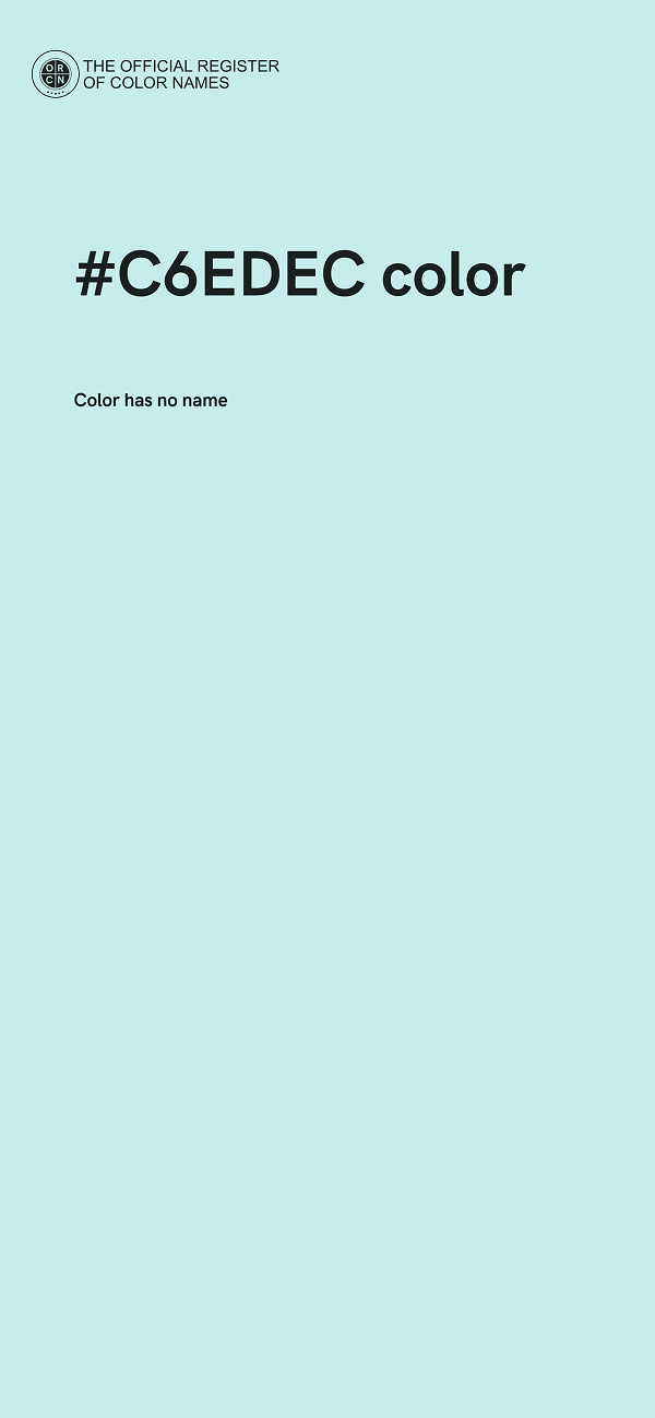 #C6EDEC color image