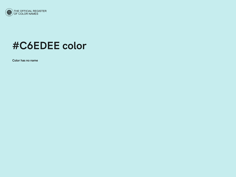 #C6EDEE color image