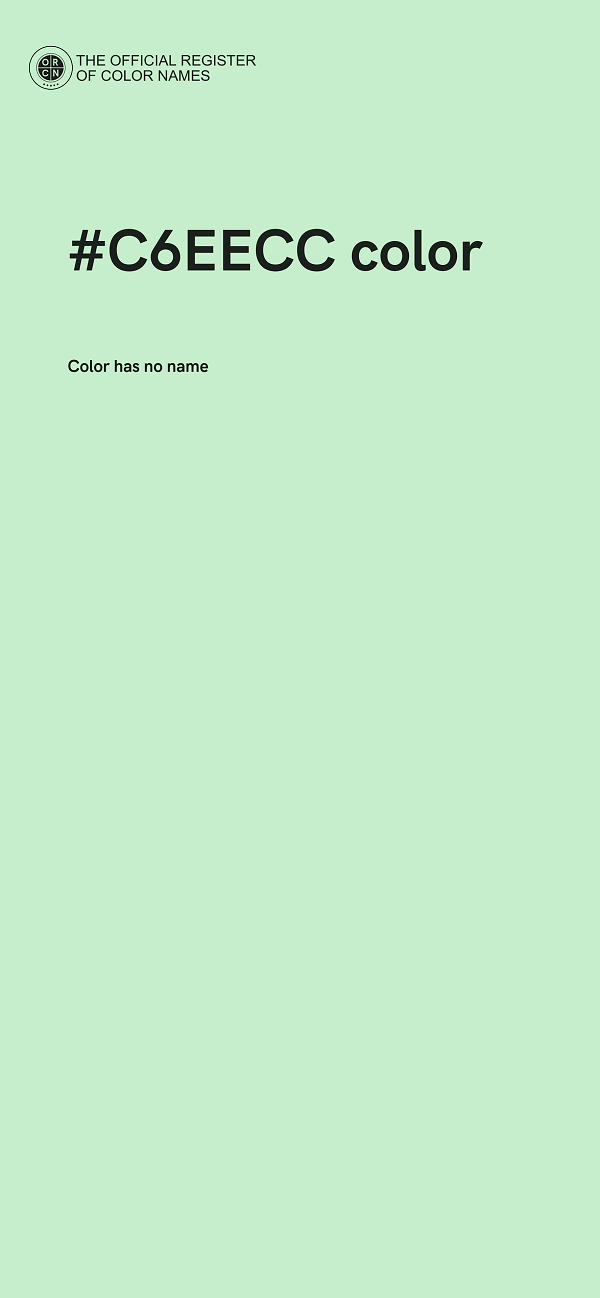 #C6EECC color image
