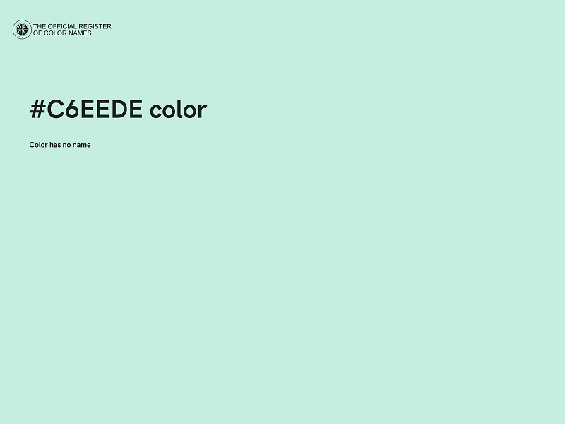 #C6EEDE color image