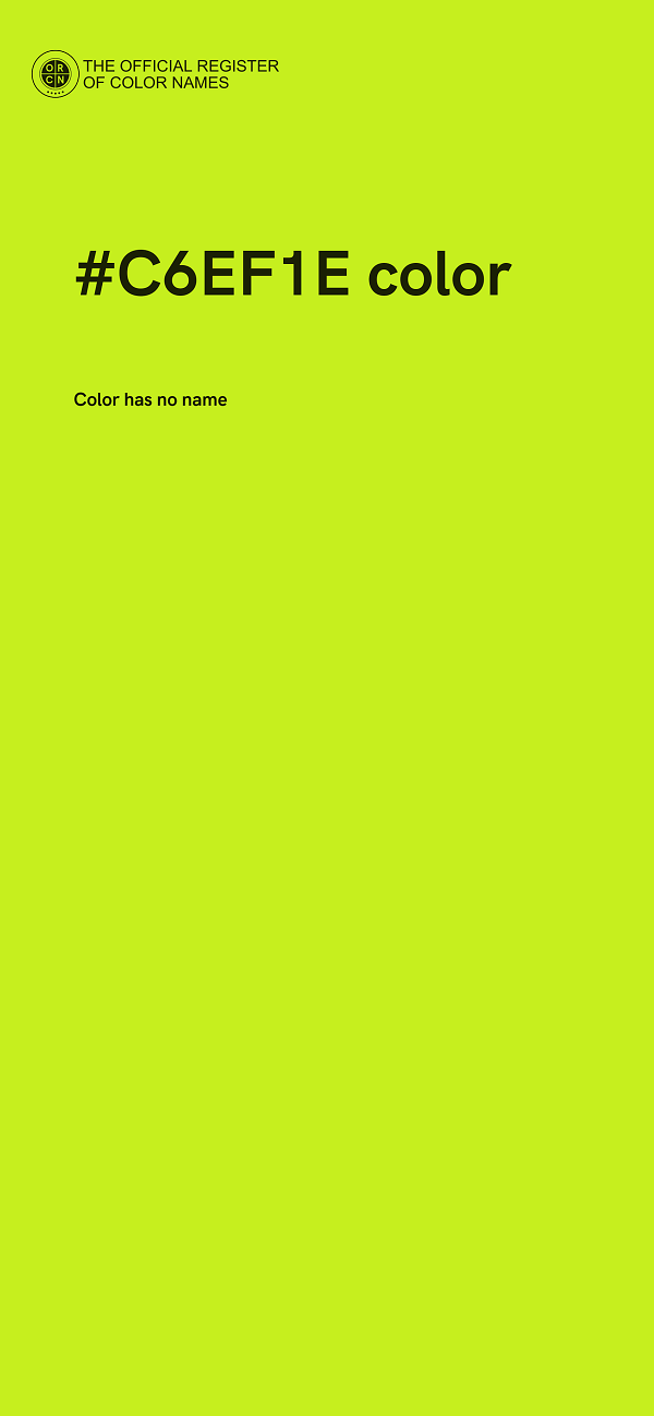 #C6EF1E color image