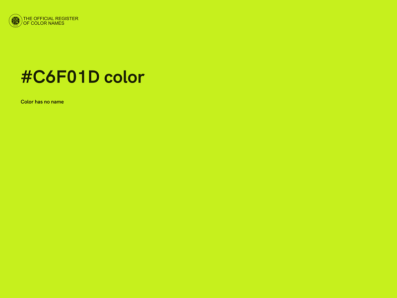 #C6F01D color image