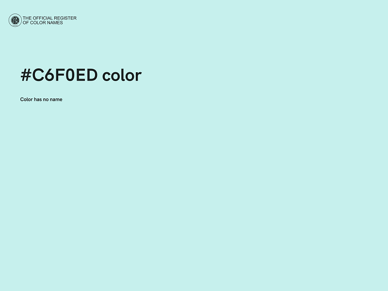 #C6F0ED color image