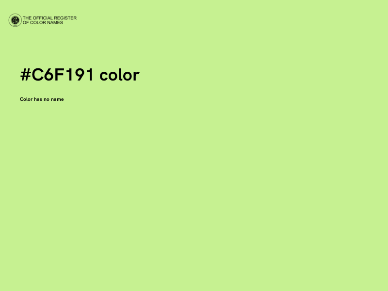 #C6F191 color image