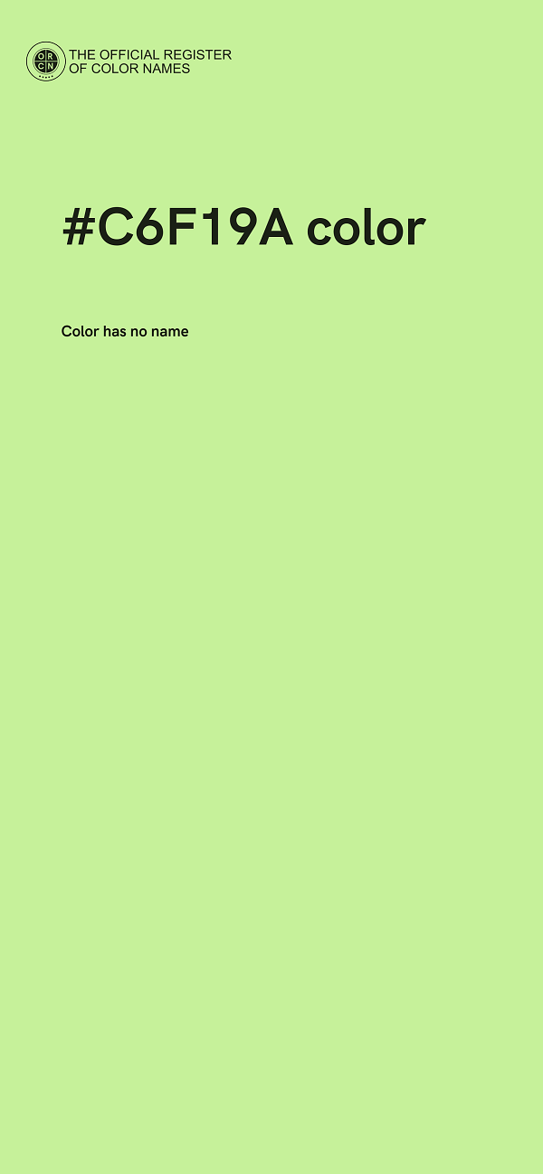 #C6F19A color image