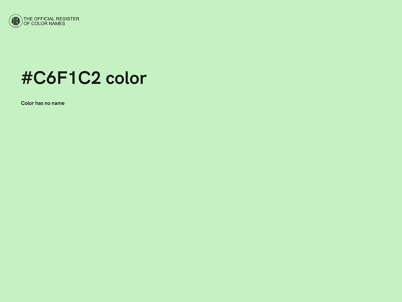 #C6F1C2 color image