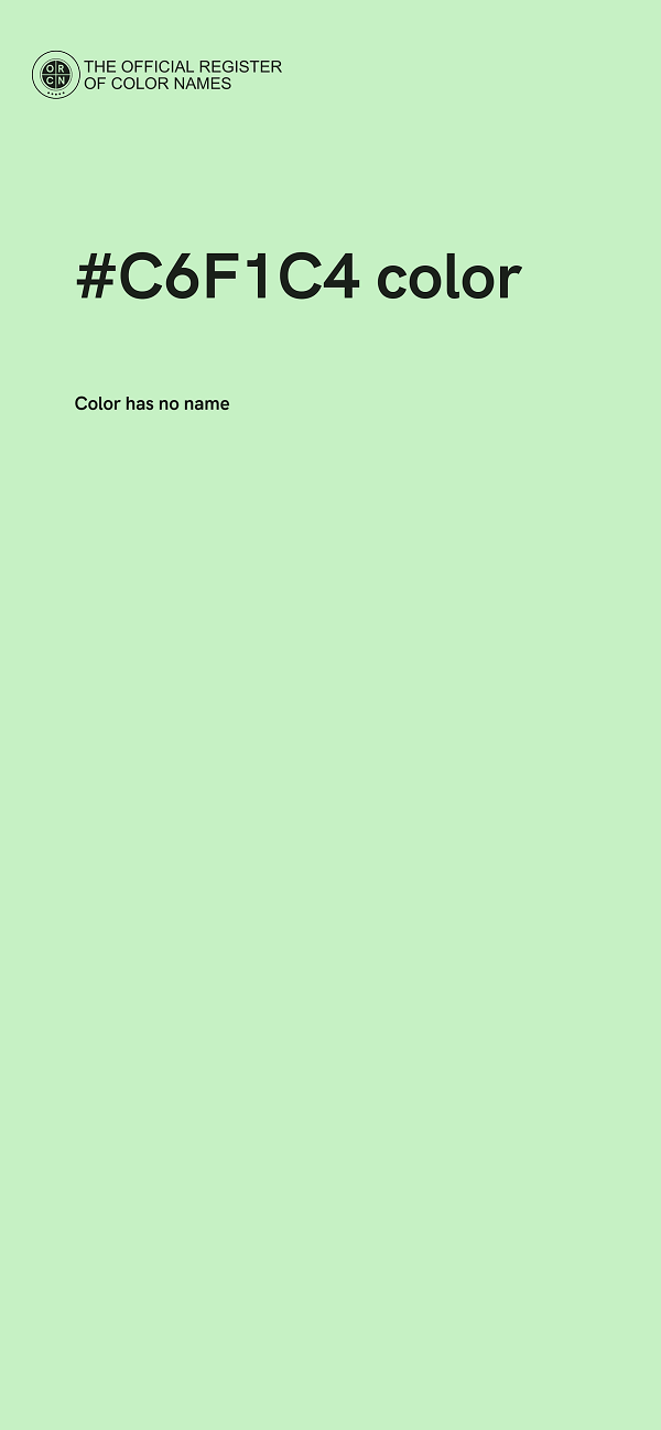 #C6F1C4 color image