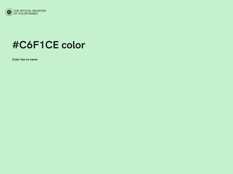 #C6F1CE color image