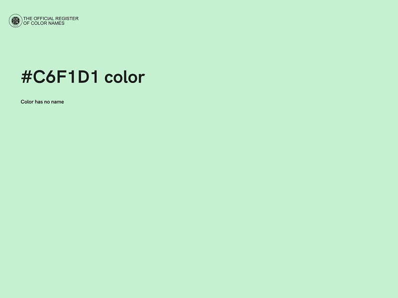 #C6F1D1 color image