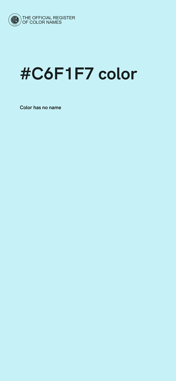 #C6F1F7 color image